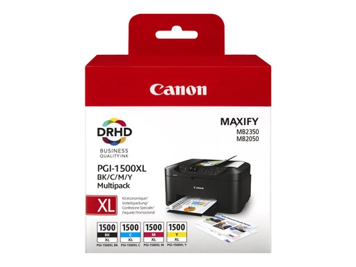 CANON Pack PGI 1500 XL BCMY